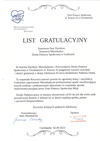 List Gratulacyjny 4